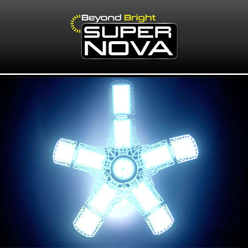 Beyond Bright Super Nova Ultra Bright 10 Panel Garage Light
